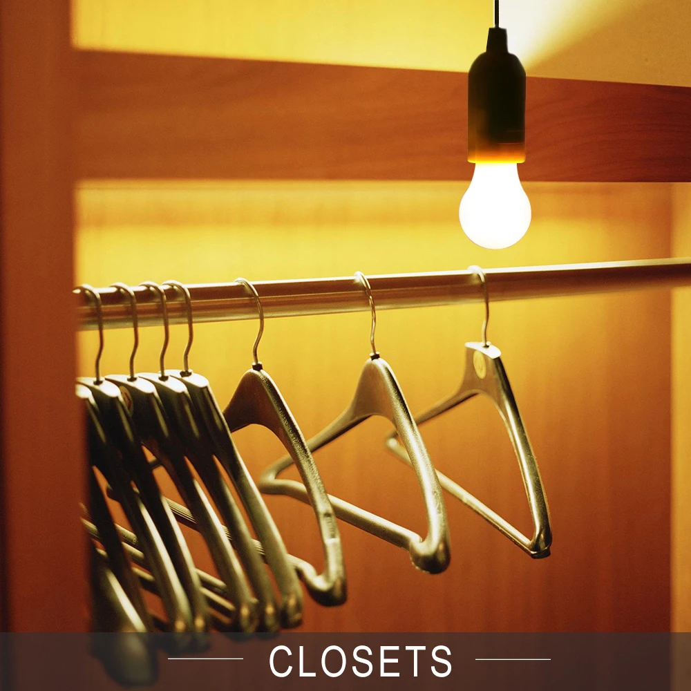 Портативный светодиодный светильник (2 шт.) AAA с питанием от батареи (серый)|Лампы