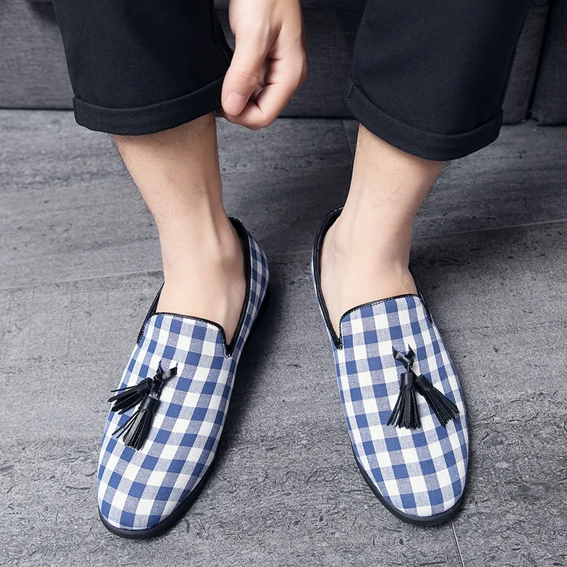 

fashionLoafers shoes trend causal 2020 men italian man leisure big loafers casual suede luxury mens size for stylish spring