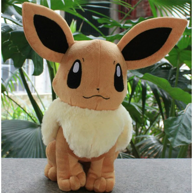 Takara Tomy Pokemon 30 см плюшевая кукла игрушки большой Eevee мягкий хлопковый материал