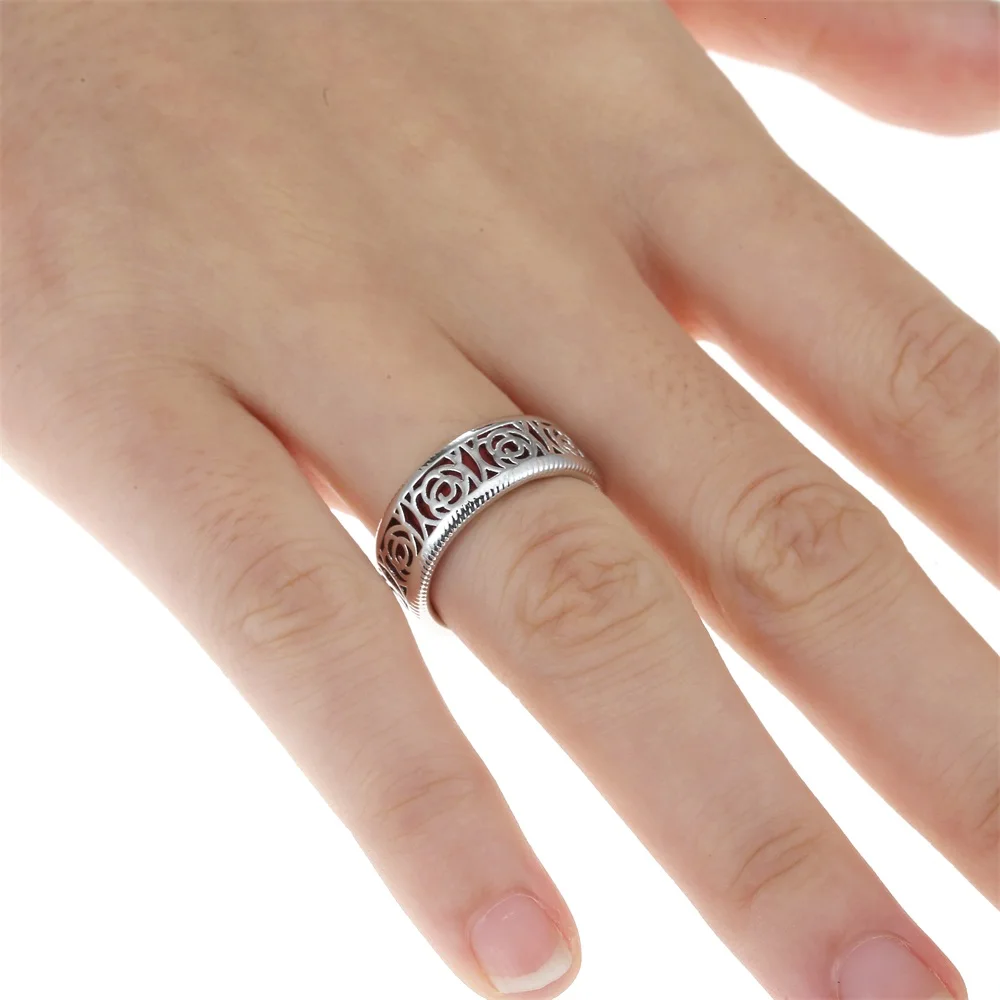 Cremo Women Jewelry Brand Vintage Rings Interchangeable Leather Hollow Eternal Ring Elegant Bijoux Femme Finger Gold Bague | Украшения и