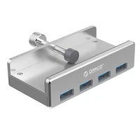 4 port usb 3 0 hubs adapter with android power port energy saving aluminum alloy chassis back clip computer peripherals
