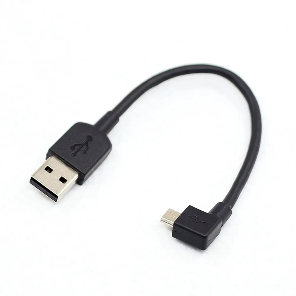2 шт. 90 градусов 15 см короткий USB кабель для передачи данных а зарядный шнур