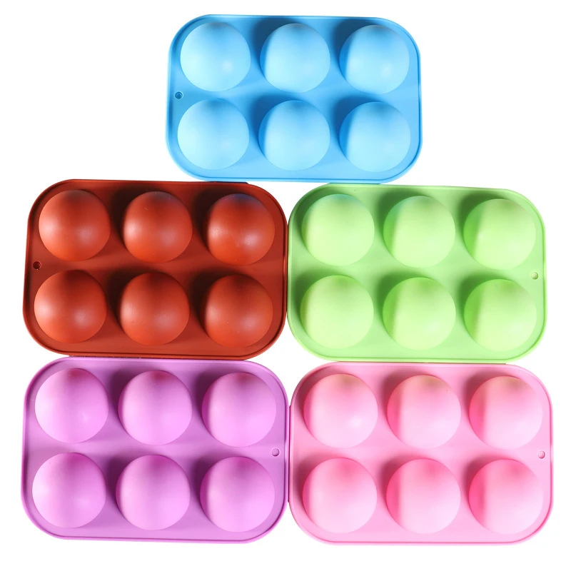 

Half Sphere Cake Molds Bakeware Cake Decorating Tools Chocolate Fondant Mould Ball Biscuit Baking Moulds Kitchen Accessories