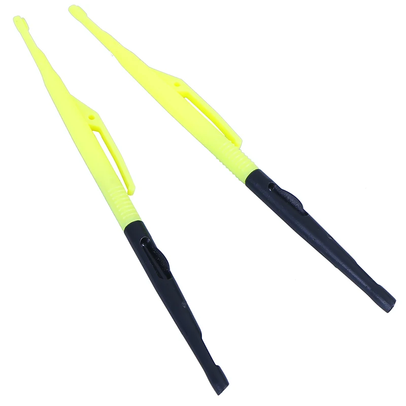 

New 2Pcs Fishing Hook Remover Disgorger Unhook Extractor Knot Picker Needle Hook Tier Pesca Accessories Yellow Loop Tier Tool