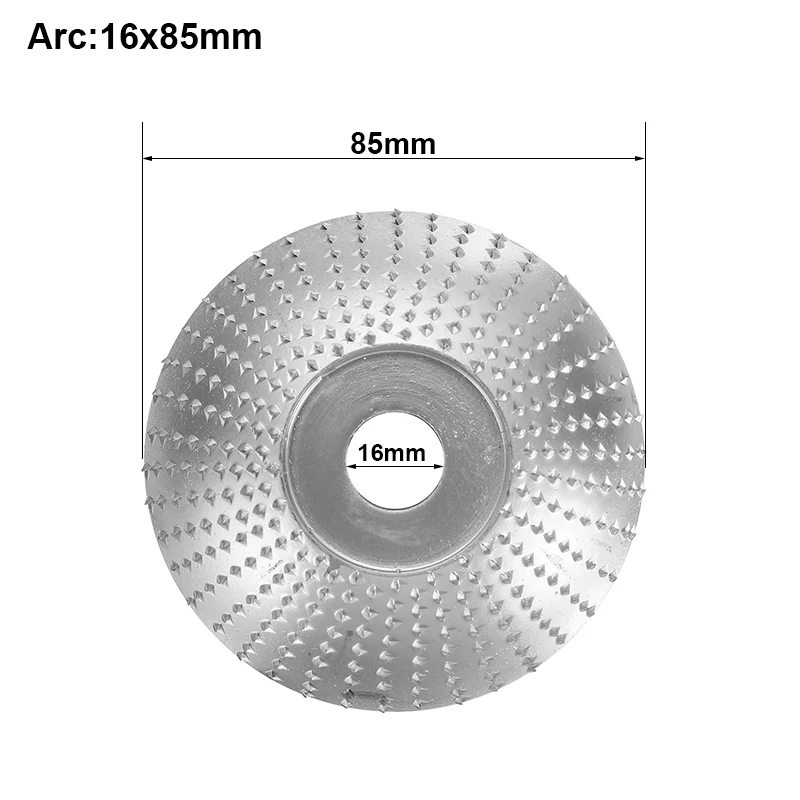

Silver Arc Wood Grinding Wheel 85 /100 Steel Sanding Wood Carving Rotary Abrasive Tools Polishing Tray Angle Grinder Thorn Plate