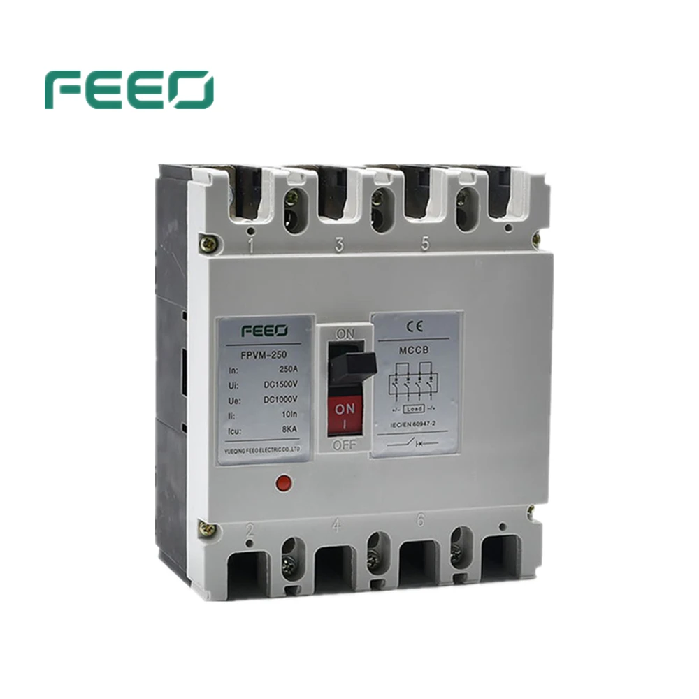 

FEEO Solar Power MCCB Moulded Case 4P 400A 1000V DC Circuit Breaker Switch