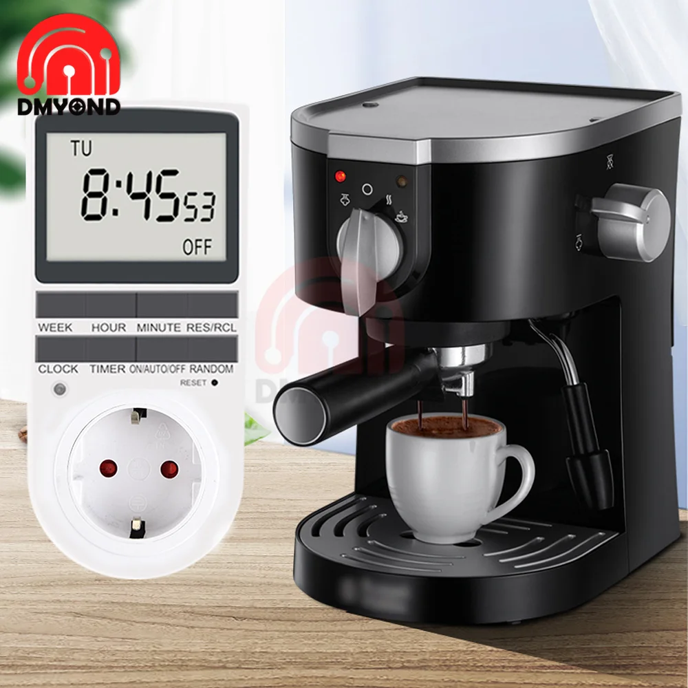 Розетка с таймером большой экран программируемый планшетофон переключатель ЕС