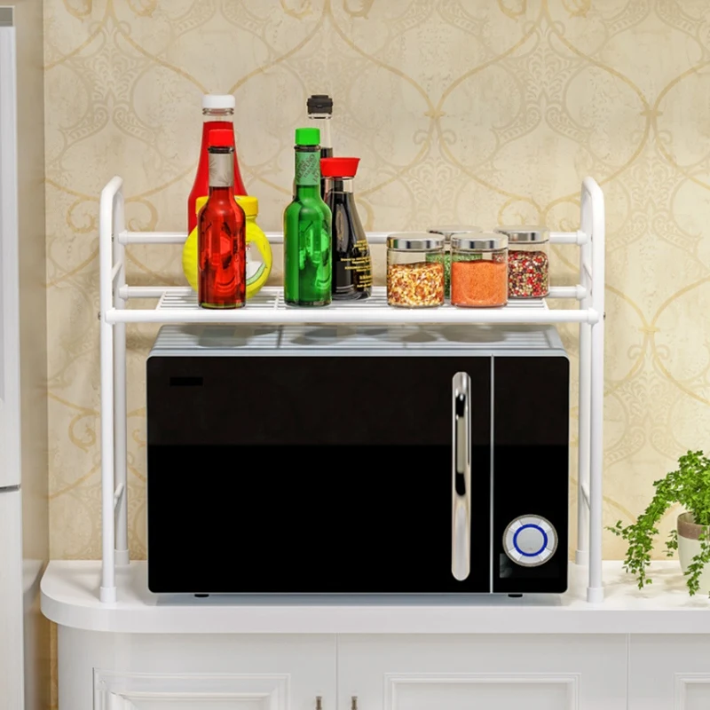 Многофункциональная полка для микроволновой печи органайзер специй Настольный