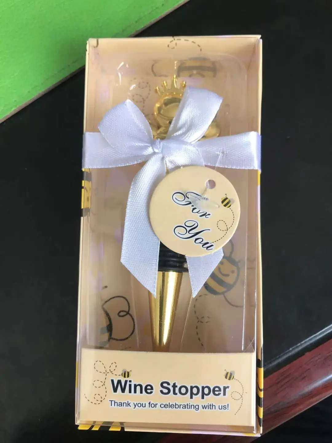 Бесплатная доставка 20 шт./лот Детские золотые пробки для вина предназначенные