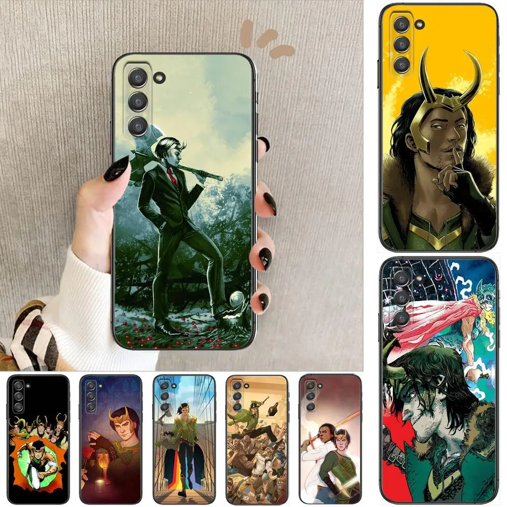 

Vintage Loki Laufeyson Phone cover hull For SamSung Galaxy S8 S9 S10E S20 S21 S5 S30 Plus S20 fe 5G Lite Ultra black soft case