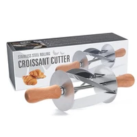 kitchen baking croissant cutter roller stainless steel peeler suitable for hotel kitchen dessert aids