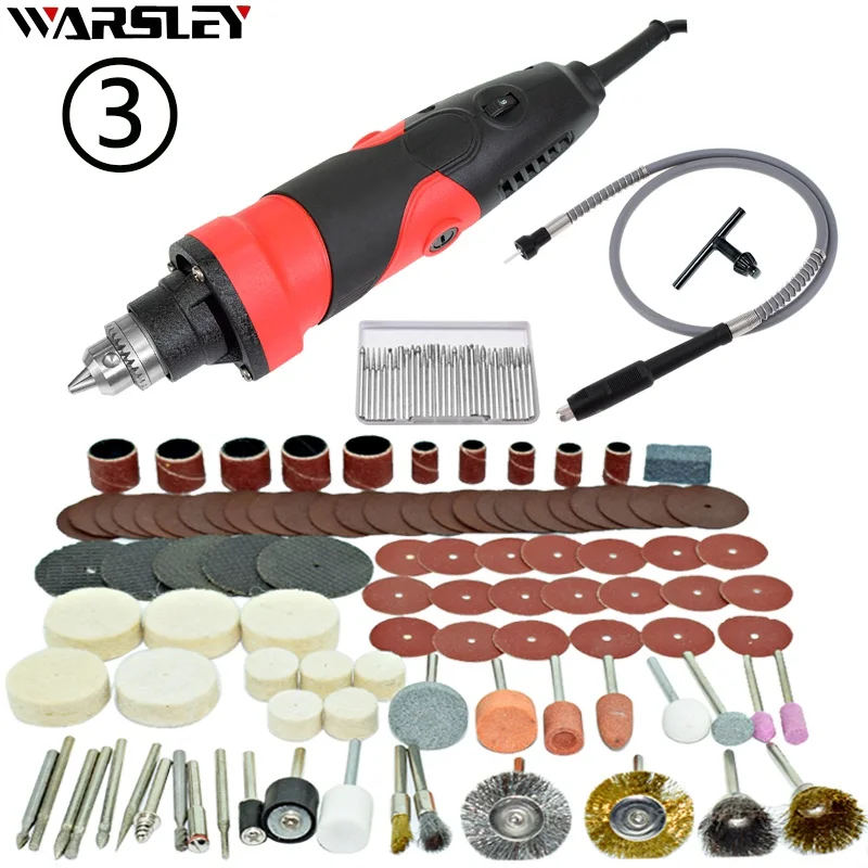 W-DM0003 400 Вт гравер Dremel электрическая дрель гравировальная ручка шлифовальный станок Мини дрель DIY дрель Электрический Роторный инструмент мини-мельница шлифовальный станок - Цвет: W-DM0003