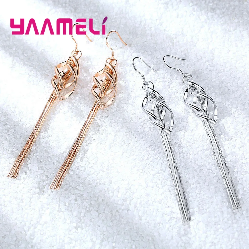 Лидер продаж товар длинные серьги-кисточки в стиле ретро с металлической