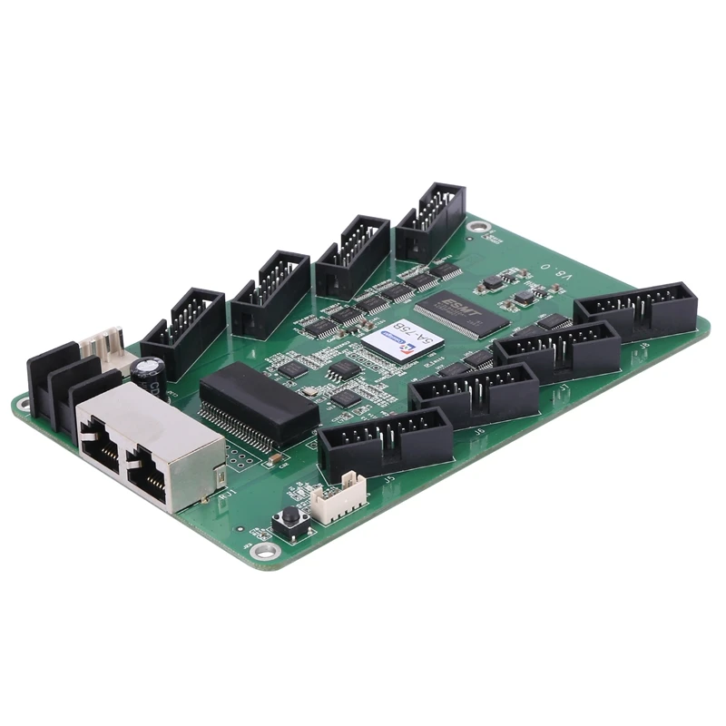 

5A-75B синхронная плата приема 8XHub75E Scan 1/32 полноцветный светодиодный контроллер видеодисплея