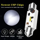 1 шт., автомобильная светодиодная лампа CANBUS C5W 12-24 в 31 мм 36 мм 39 мм 41 мм