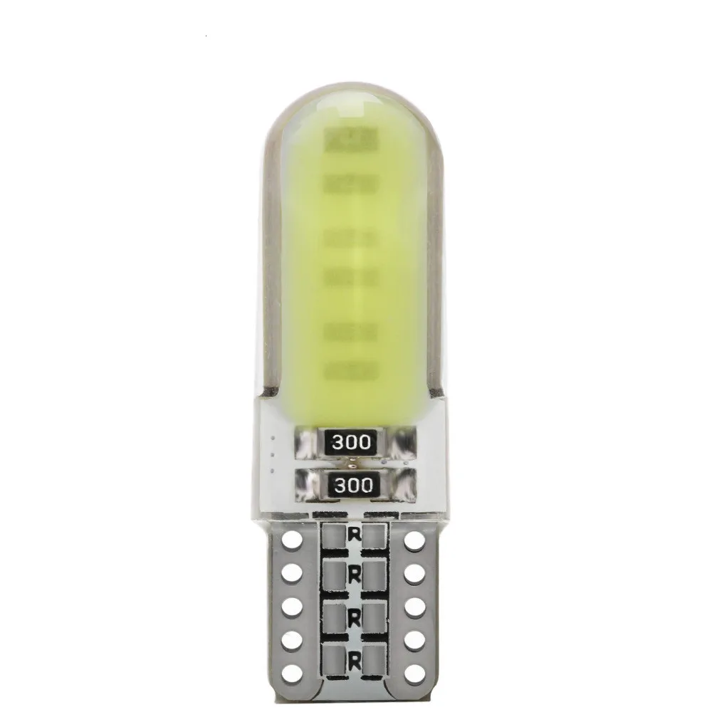 10 шт. T10 COB 12SMD стоянки светодиодного индикатора лампы Авто Клин 7000K 8000K лампа