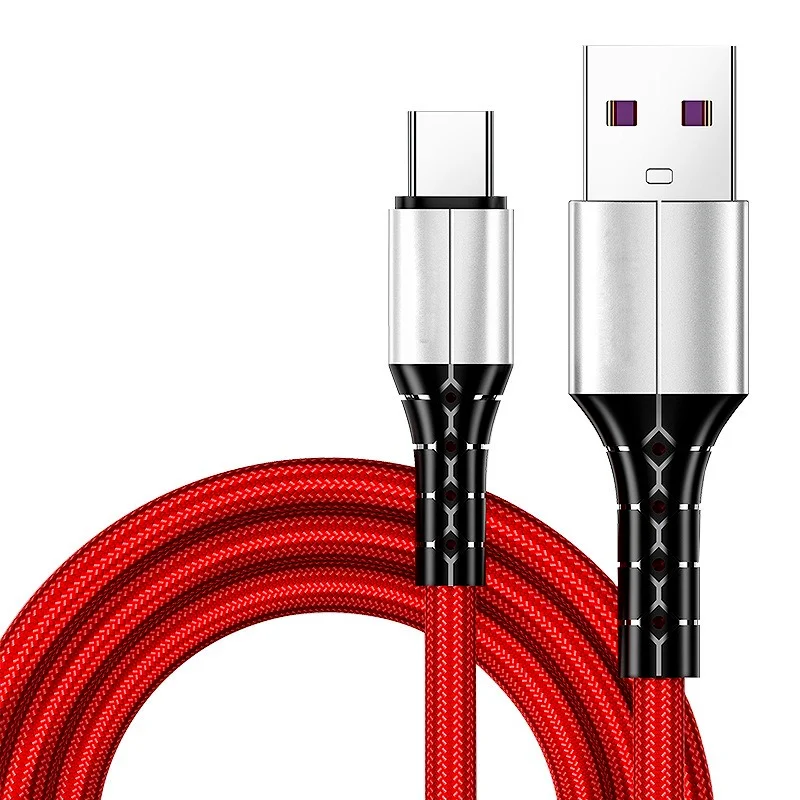 

5A Fast Charge Wire USB Type C Cable for Samsung Galaxy Xiaomi Huawei Note 7 Data USB-C Cable Charger Cord