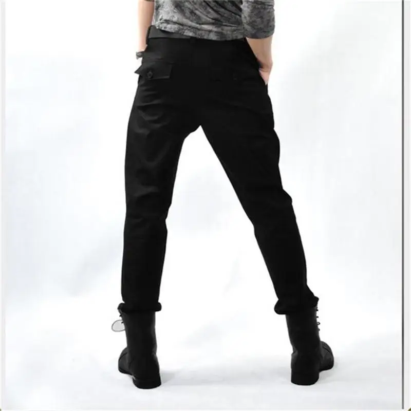 Шаровары мужские повседневные, модные штаны, повседневные брюки, большие размеры 30-42, в Корейском стиле от AliExpress RU&CIS NEW