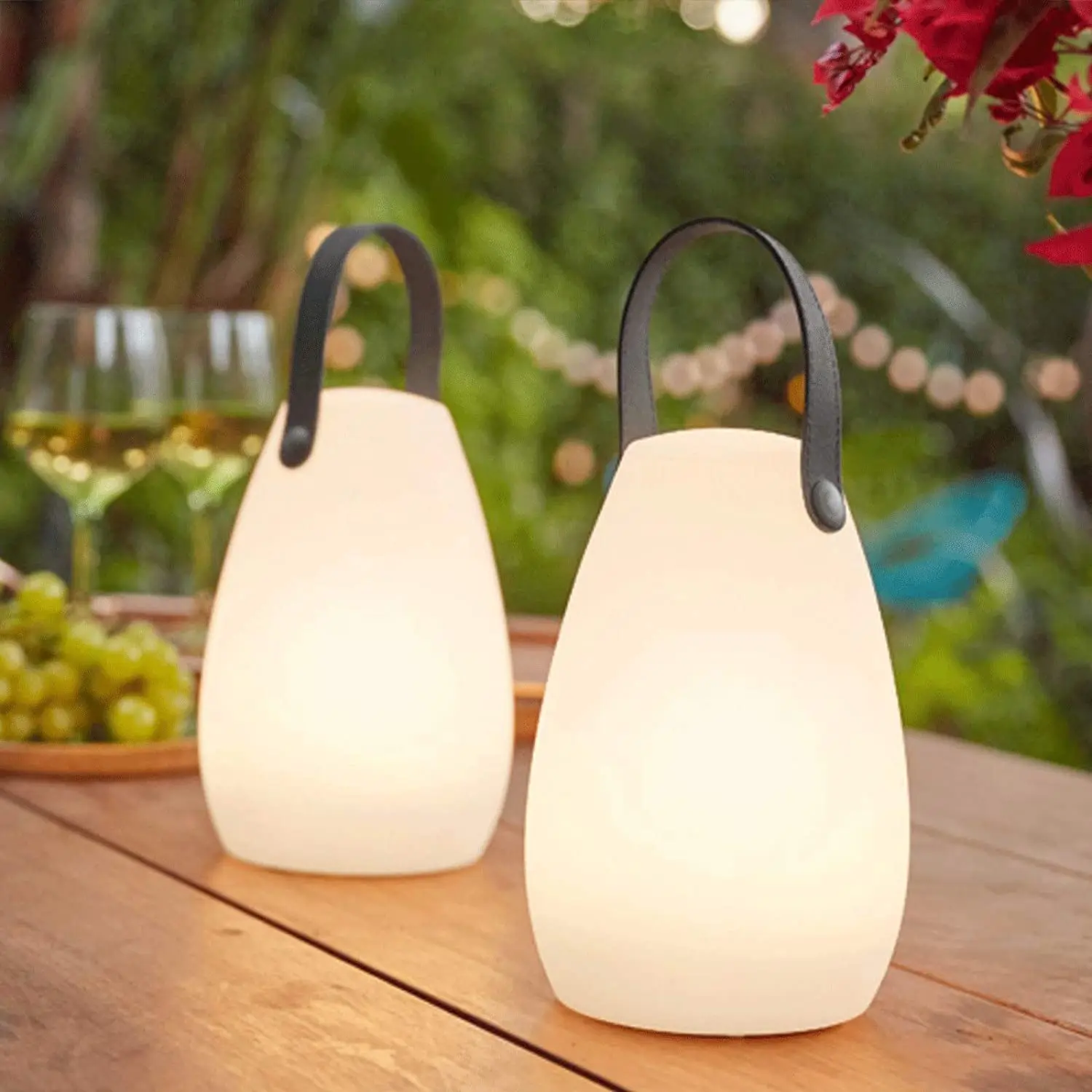 

Outdoor Indoor Waterproof Light Up Portable LED Decorative Table Garden Lamps Events Camping Mood Lights with Remote Control