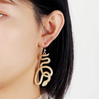 gothic wind large size snake stainless steel earring female personality restore ancient ways euramerican popular eardrop women