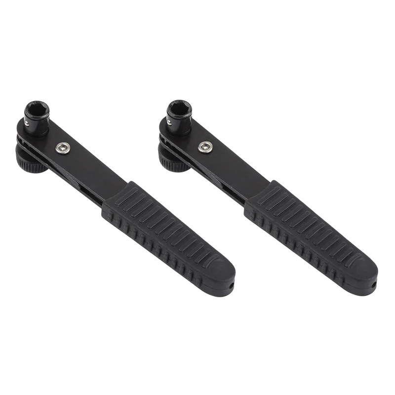 

1 / 4 Inch (6,35 Mm) 2-Piece Ratchet Wrench Screwdriver Bit Compound Offset Ratchet Quick Release Key Tool
