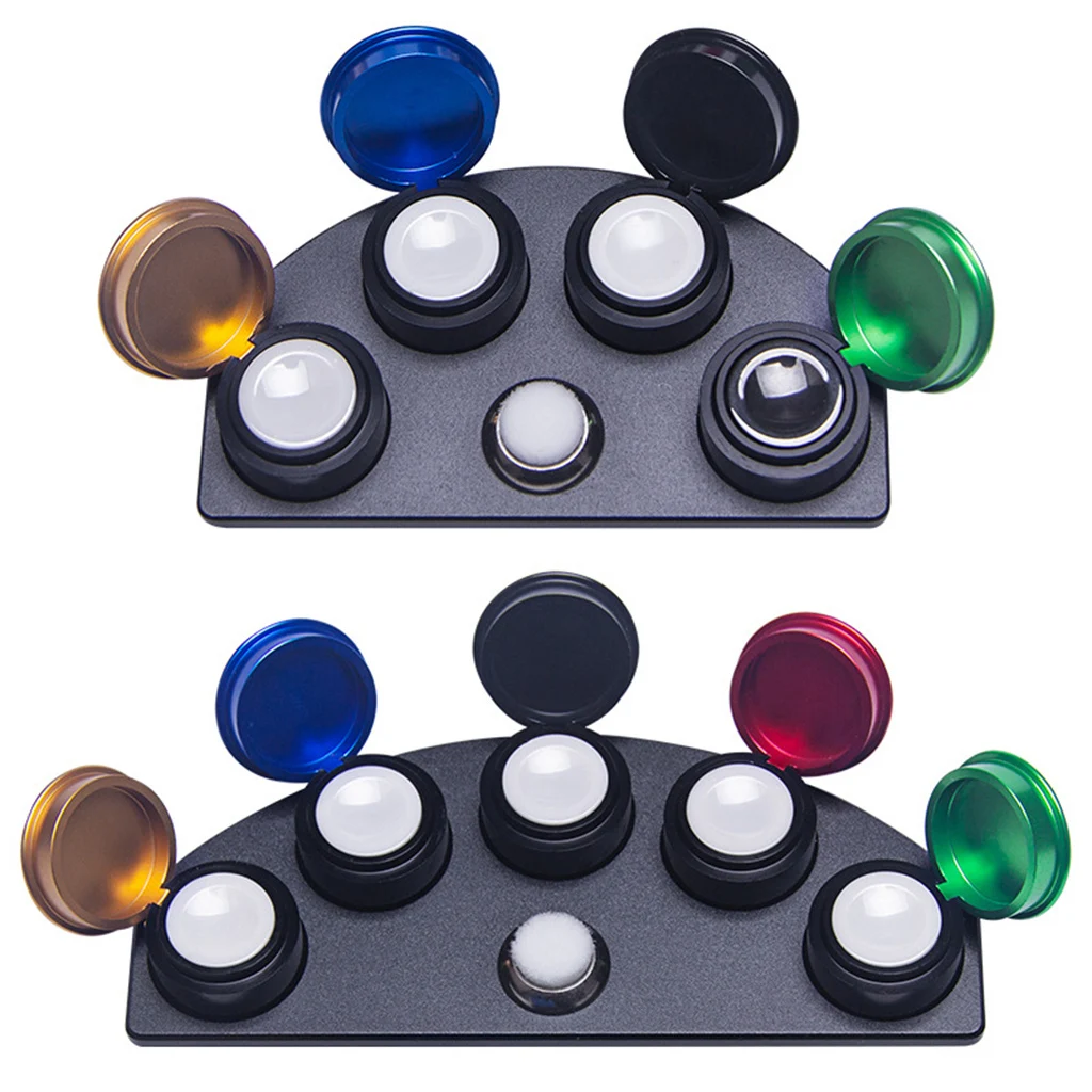 

Prettyia Watch Oil Holder Storage Jar Oil Dish w/ Lid Watch Repair Accessory