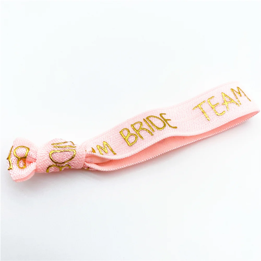 

5-10+1pcs/set Team Bride Bachelorette Party Bracelet Bride To Be Decoration Wedding Supplies Hen Night Party Bridal Shower Decor