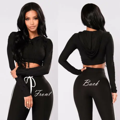 Hot Sale Casual Hoodies Women Jumper Bodycon Sweatshirt Ladies Slim Crop Top Elegant Coat  Streetwear Pullover Tops Plus Size