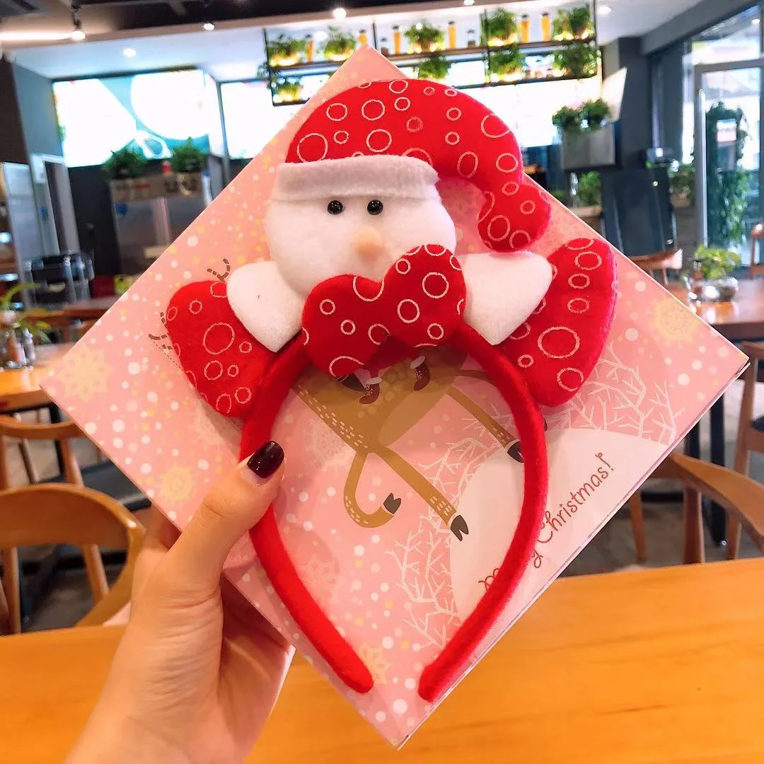 Рождественские детские аксессуары для волос взрослых и детей косплей обруч на