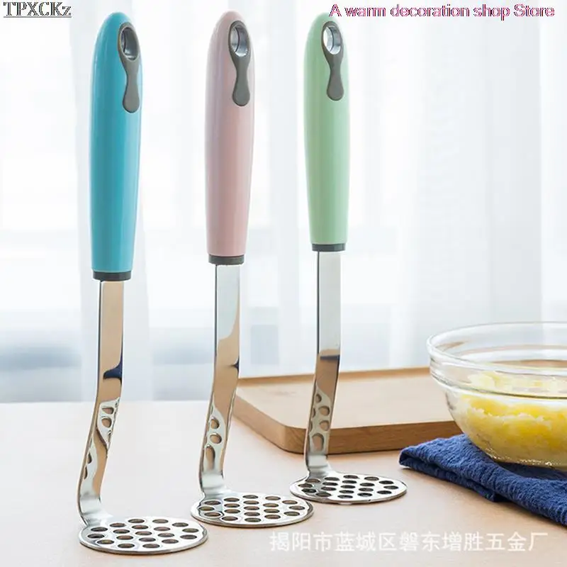 

1 Pcs 304 Stainless Steel Manual Potato Masher Mashed Potatoes Pressure Kitchen Tool Potato Press Fruit Vegetable Ricer Tools