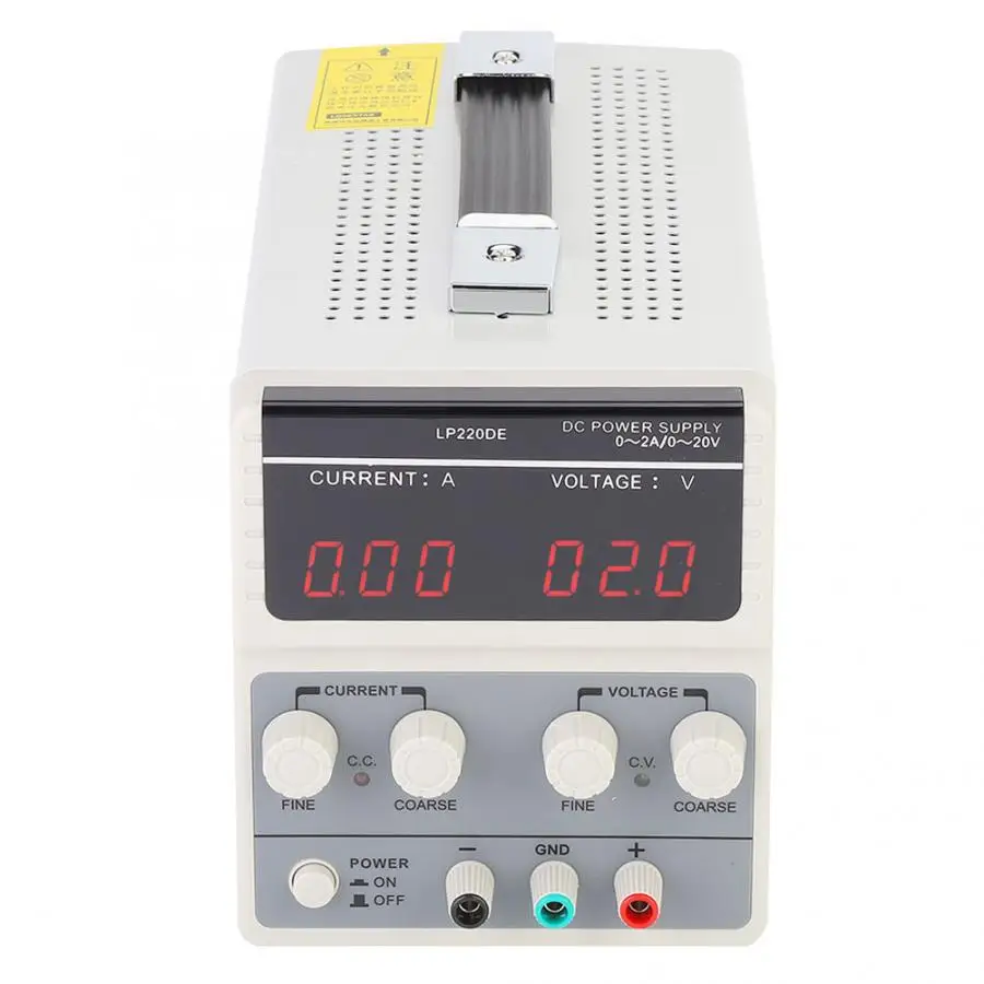 

20V 2A Adjustable DC Stabilizer Power Supply Overload Protection DC Regulator 110/220V Power Supply