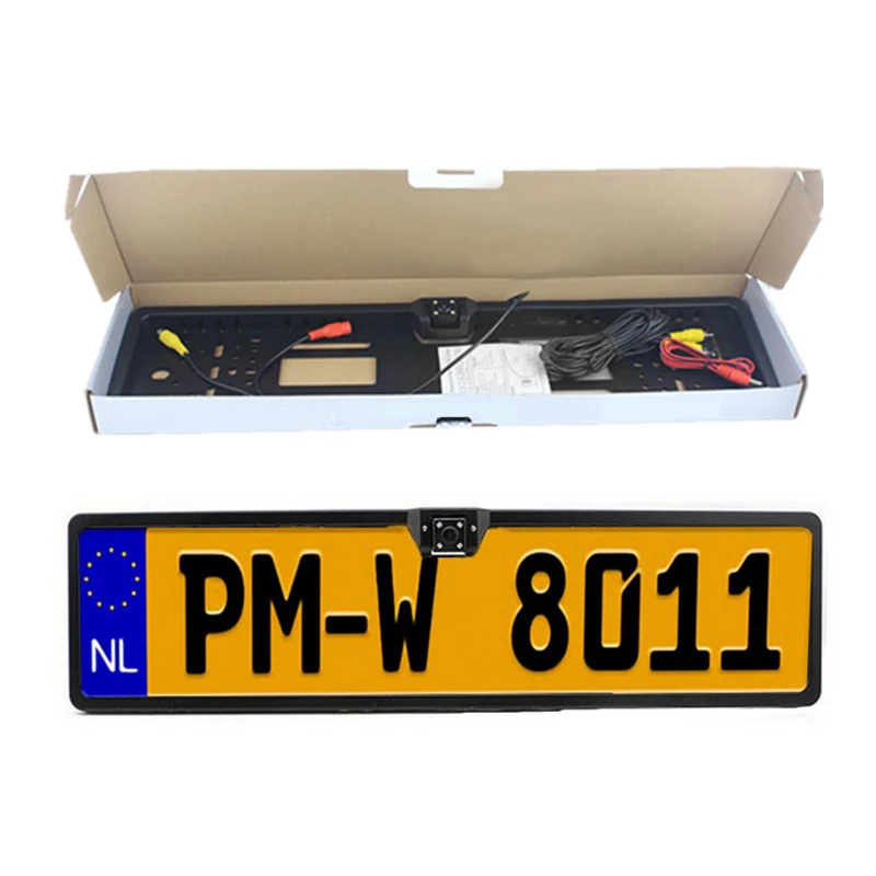 Рамка номерного знака европейского стандарта камера заднего вида