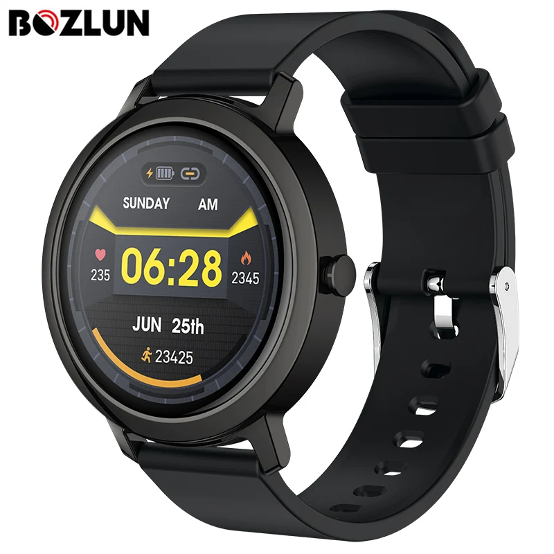 

Смарт-часы BOZLUN 2020 с Bluetooth, звонки, умные часы для мужчин и женщин, водонепроницаемый спортивный фитнес-браслет, ремешок для Android, iPhone, Xiaomi