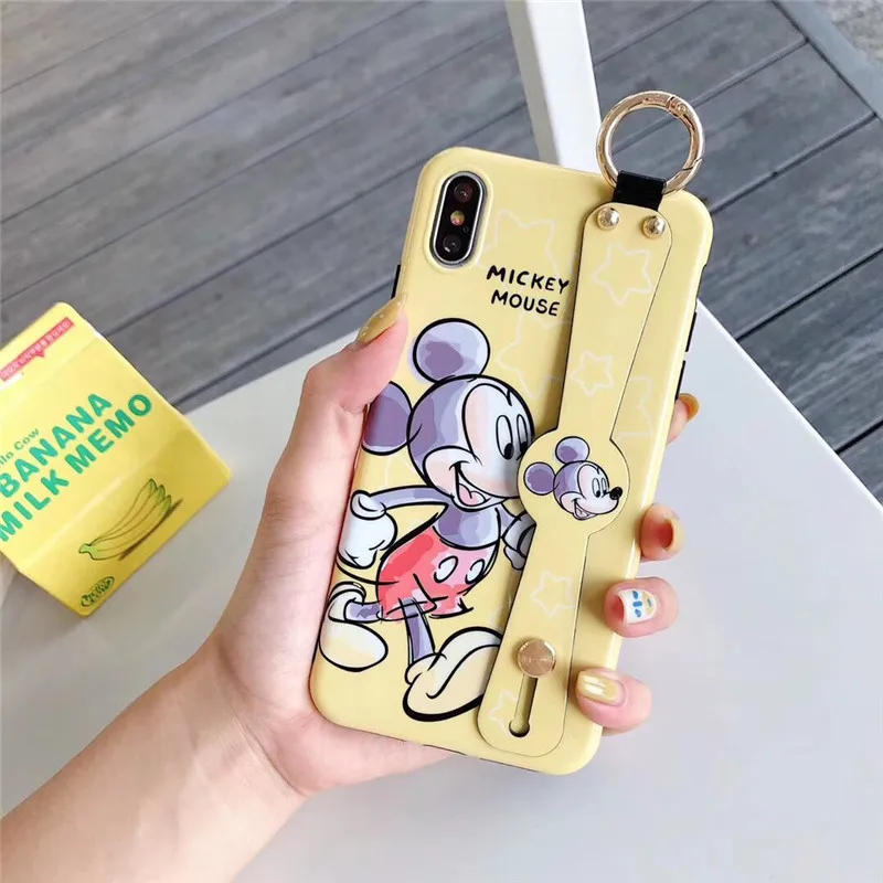 Ourpho-IMD мягкий чехол с эффектом потертости для iPhone X, XR, XS, MAX, чехол на запястье с маленьким животным для iPhone 6, 6s, 7, 8 plus, чехол