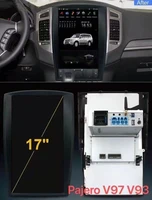 car dashboard instrument display android meter screen for mitsubishi pajero 2006 2016 mitsubishi pajero v93v97 17 inch navigator