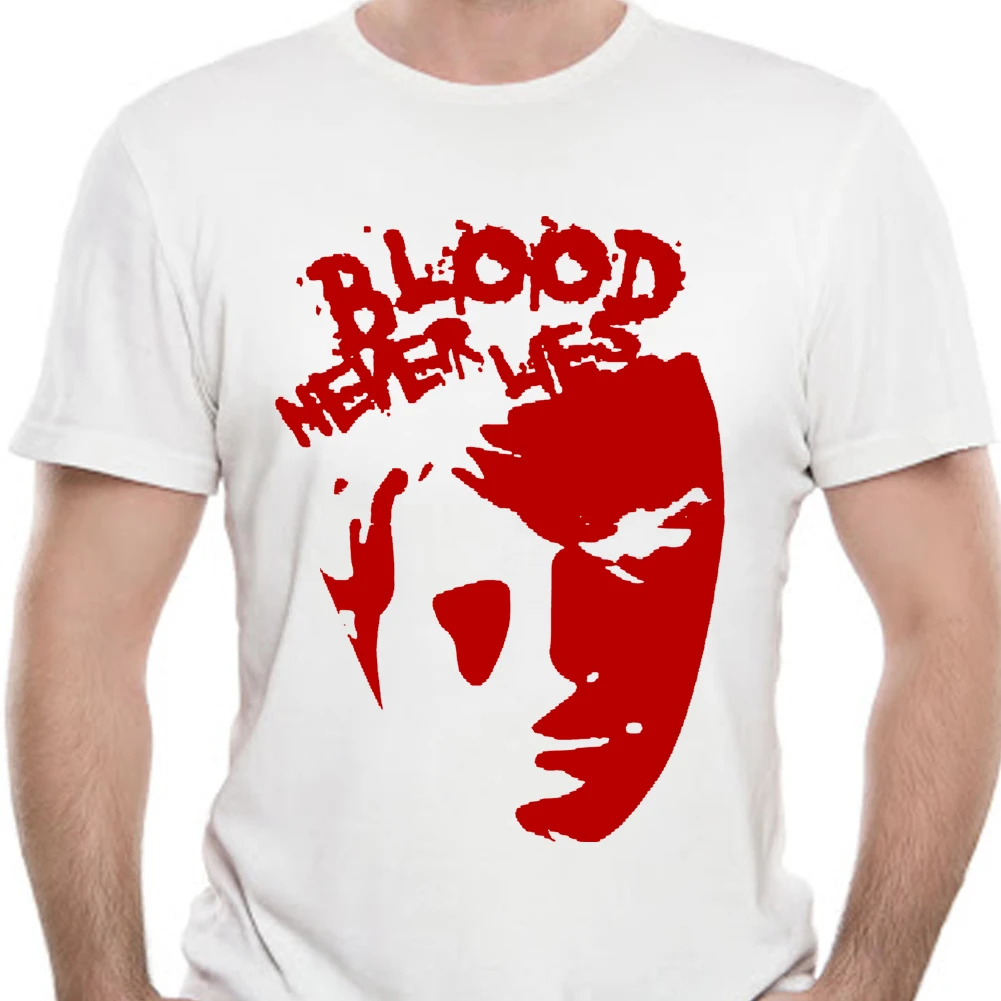 

Men T Shirt Dexter - Blood never lies black tshirts Women T-Shirt