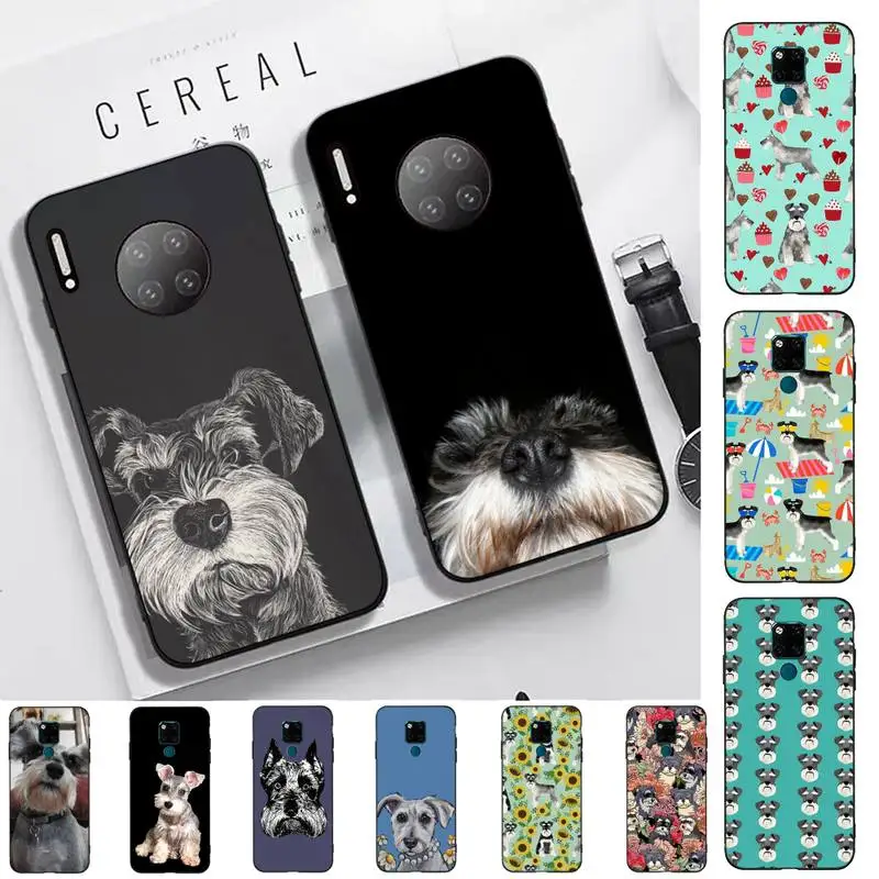 

Yinuoda Lovely Dogs Schnauzer Design Phone Case for Huawei Mate 20 10 9 40 30 lite pro X Nova 2 3i 7se