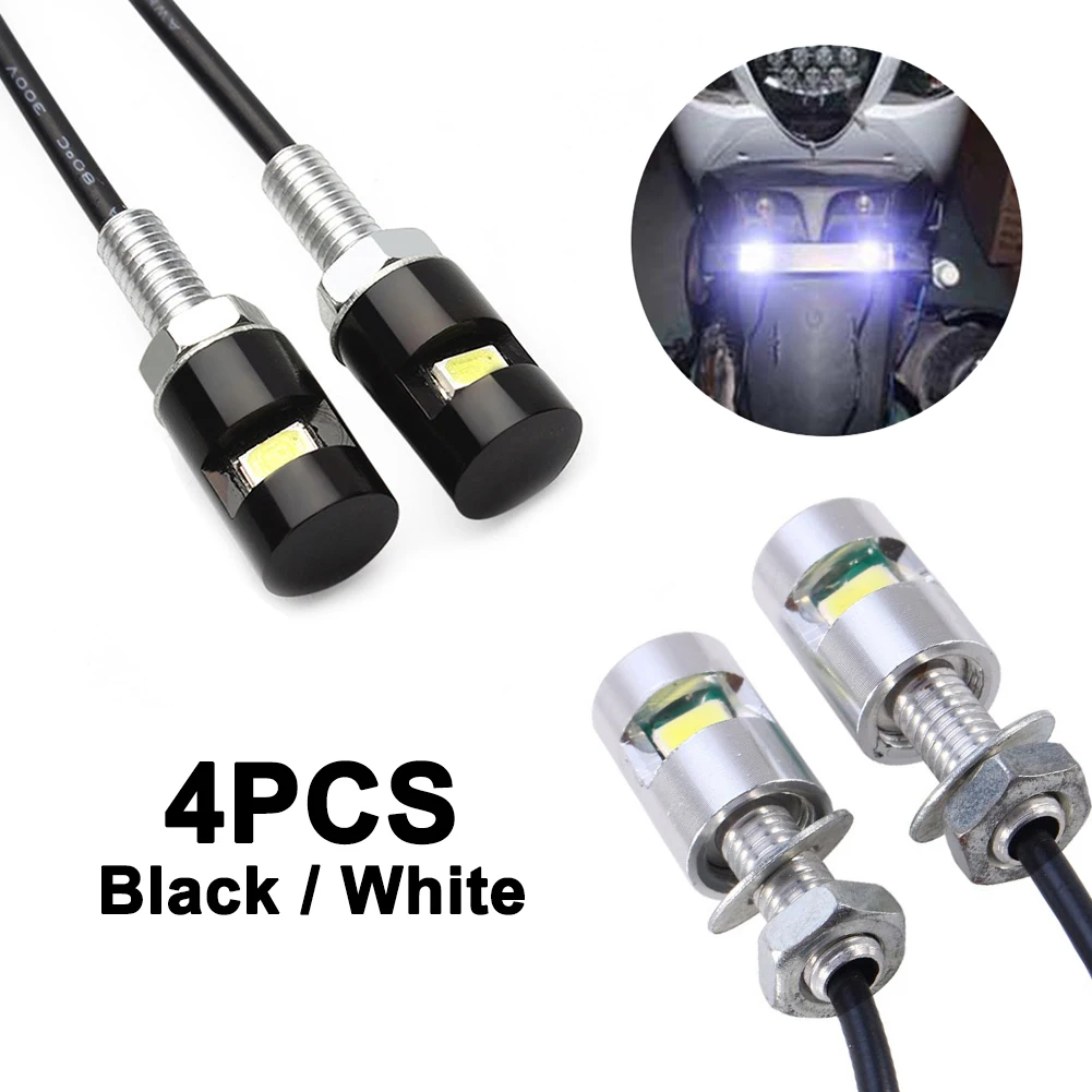 4 шт. автомобильные лампы для номерного знака мотоциклетные 12 В 5630 светодиодный