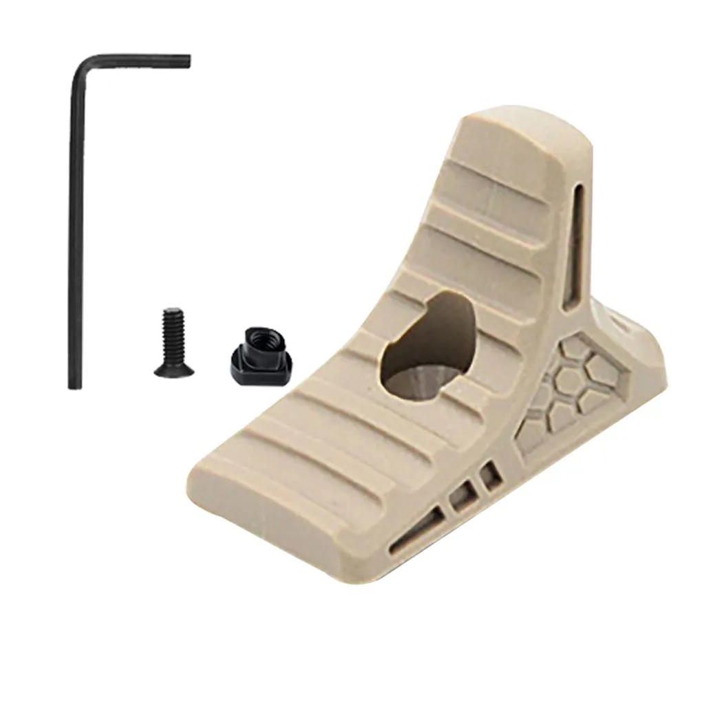 

Handstop Kit Fore Grip Universal Fishbone Grip Hunting Tool Blocking Plastic Handle with Wrench and Screws