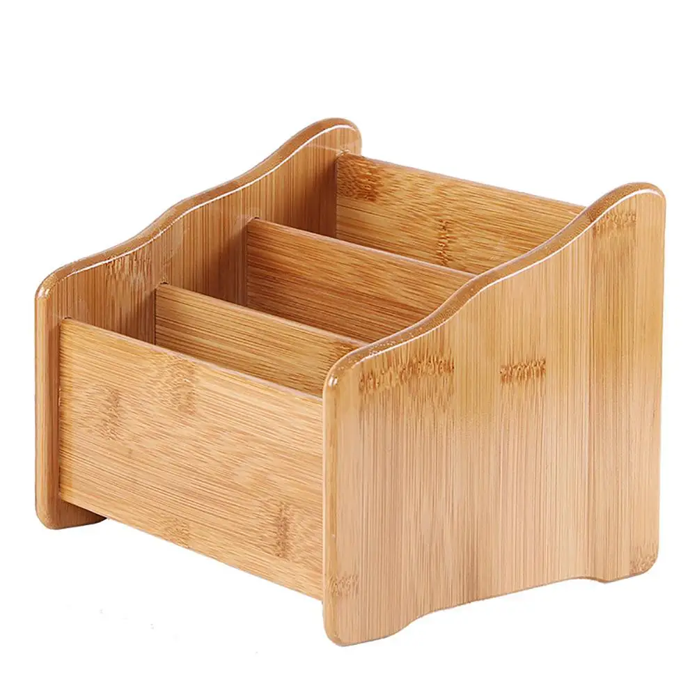 Многофункциональная коробка для салфеток инновационный бамбуковый Настольный