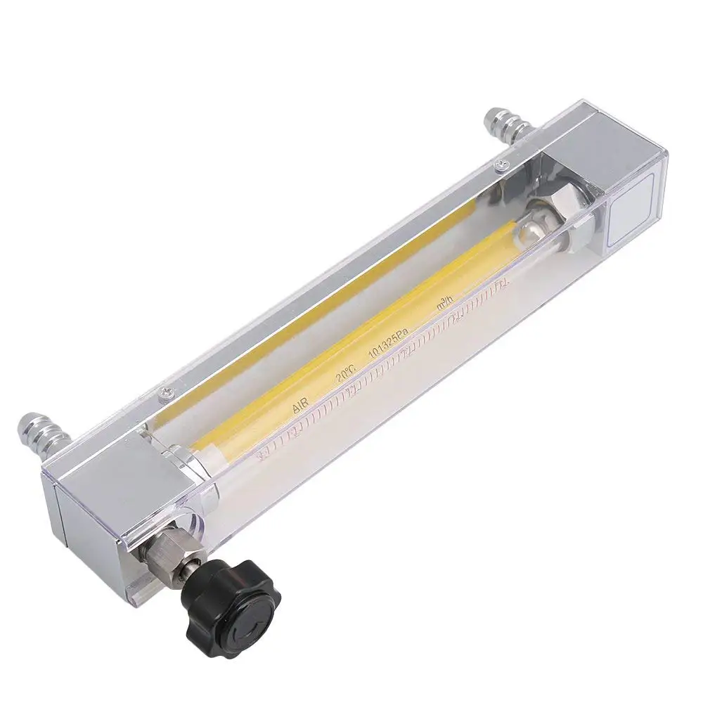 Серебряный металлический акриловый LZB-10 расходомер кислорода 250-2500л/ч прибор для