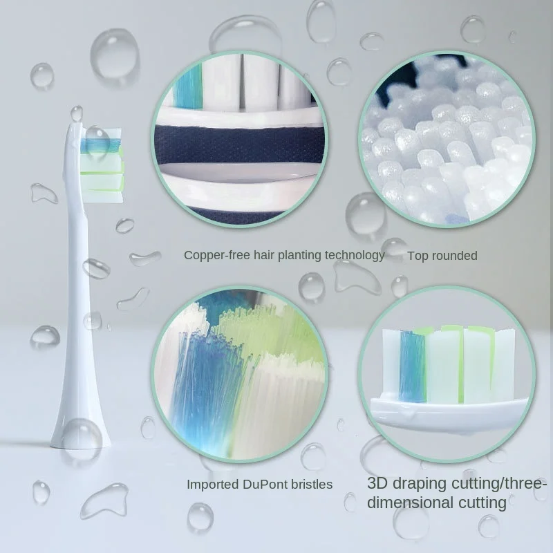 

Metal-Free Hair Planting Electric Toothbrush Head Suitable for Philips Brush Head Electric Toothbrush HeadElectric toothbrush