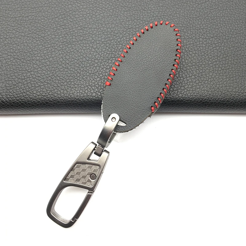 

100% Leather Car Key Cover Case For Nissan Teana X-Trail Qashqai Livina Sylphy Tiida Sunny March Murano Geniss Juke Almera