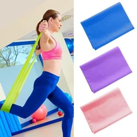 fitness exercise resistance bands rubber yoga elastic band 150cm 200cm resistance band loop rubber loops for gym training