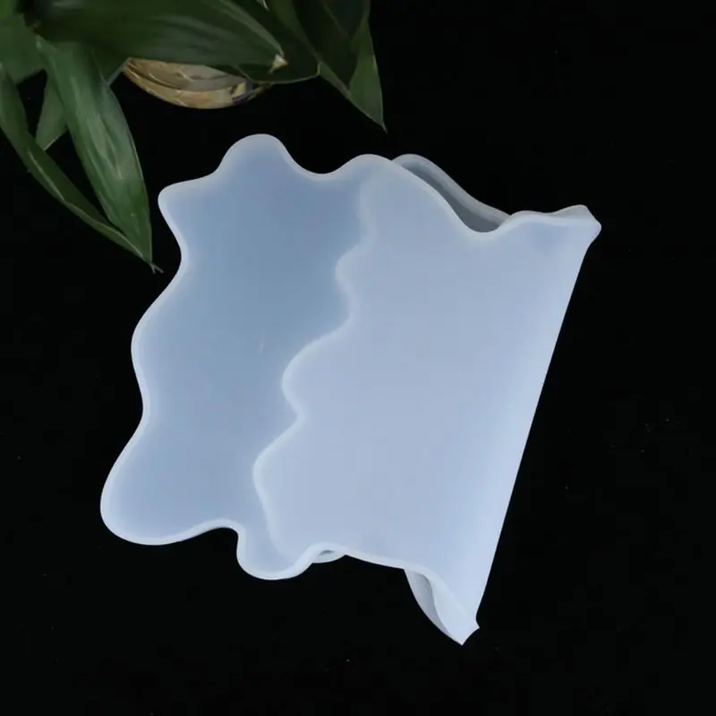 

Crystal Epoxy Resin Mold Irregular Tray Coaster Casting Mould Handmade DIY Craft