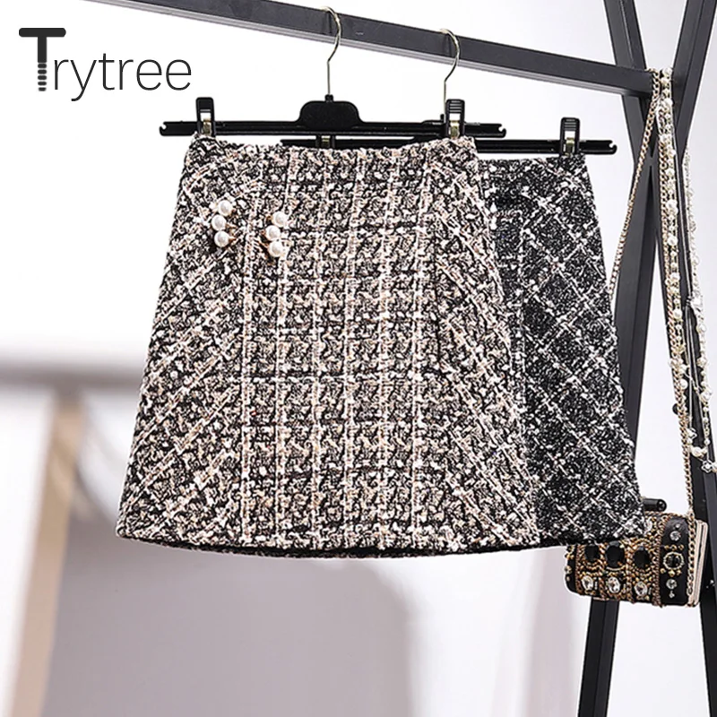 Trytree осенне-зимний комплект из двух предметов Модный повседневный офисный топ с