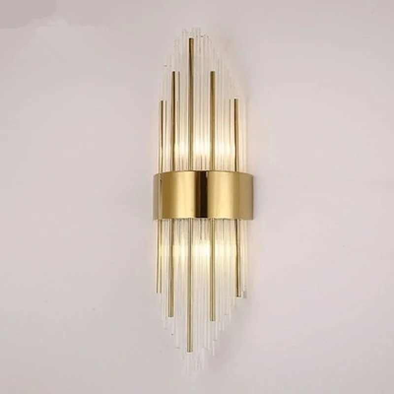 Современное светодиодный ное настенное бра 220 В переменного тока 65 см|Комнатные