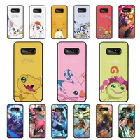 yndfcnb digimon phone case for samsung note 5 7 8 9 10 20 pro plus lite ultra a21 12 02