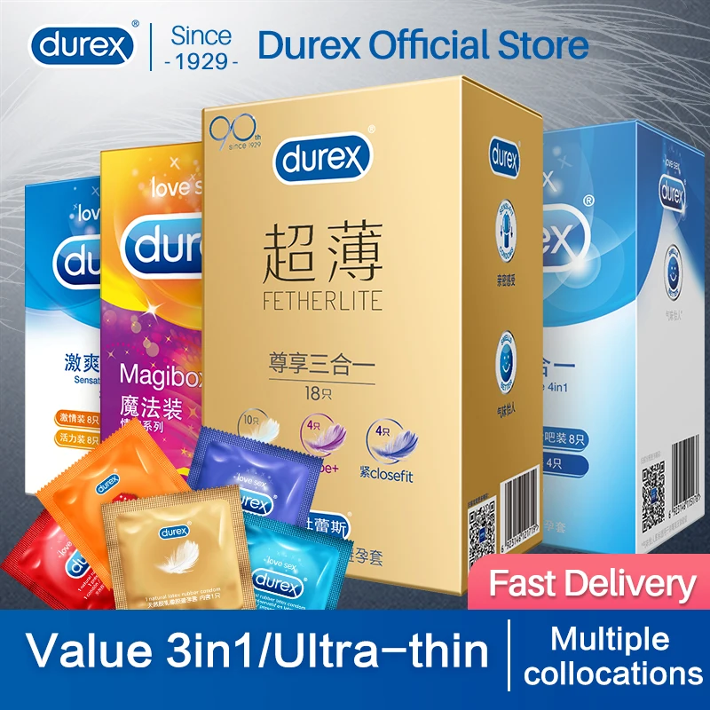 Презервативы Durex плотно прилегающая Экстра Lubricanted из натурального латекса ультра