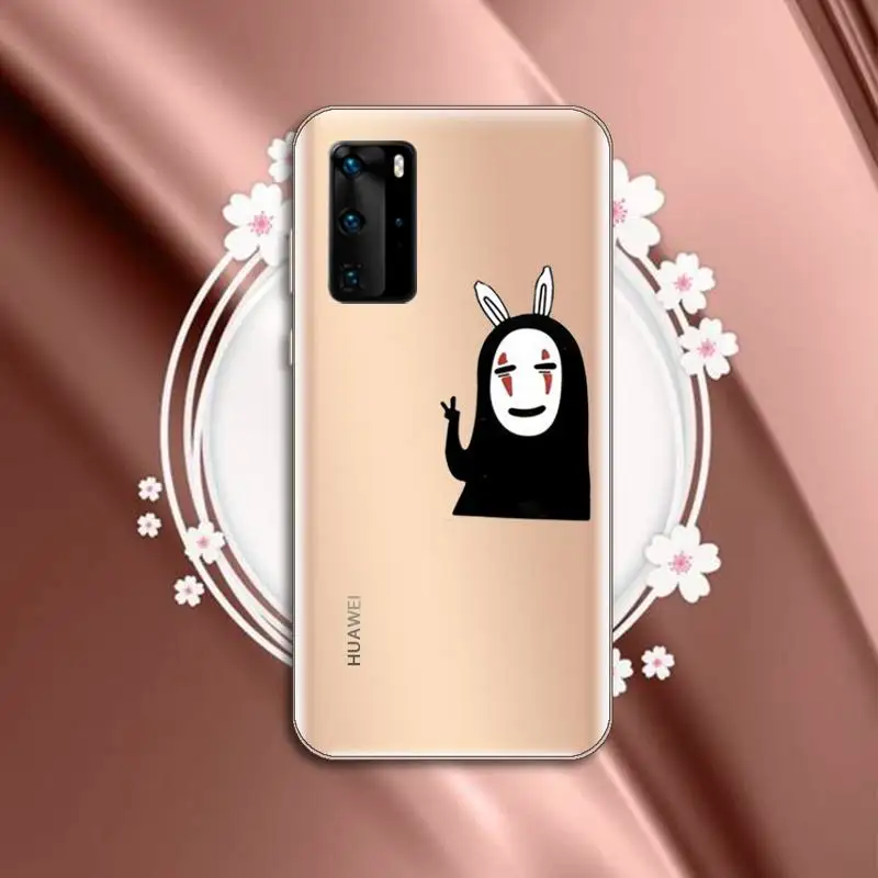 

Totoro Spirited Away Japan cartoon luxury protective Phone Case funda Transparent for Huawei P honor 8 10i 20 30 40 smart 2019